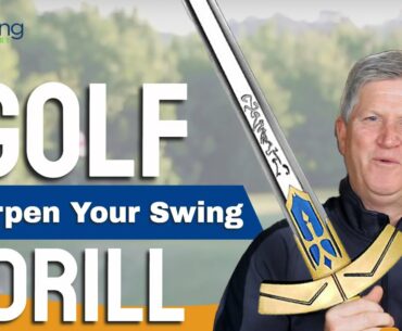 Sharpen Your Golf Swing, EXCALIBUR! - GOLF DRILL