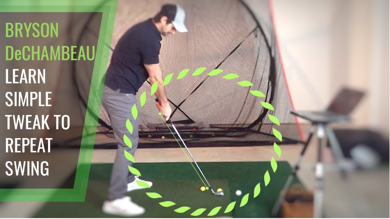 BRYSON DeCHAMBEAU GOLF LESSON: SET UP LIKE THIS FOR MORE CONSISTENCY IN YOUR BALL STRIKING BRYSON DeCHAMBEAU GOLF LESSON: SET UP LIKE THIS FOR MORE CONSISTENCY IN YOUR BALL STRIKING