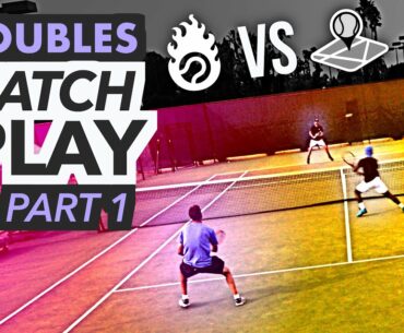 NTRP 5.0 Doubles Tennis Match Play - PART 1 (Ian & Kevin vs. Scott & Nate)