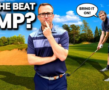 YOUNG GOLFER GETTING READY FOR HIS BIG CHALLENGE