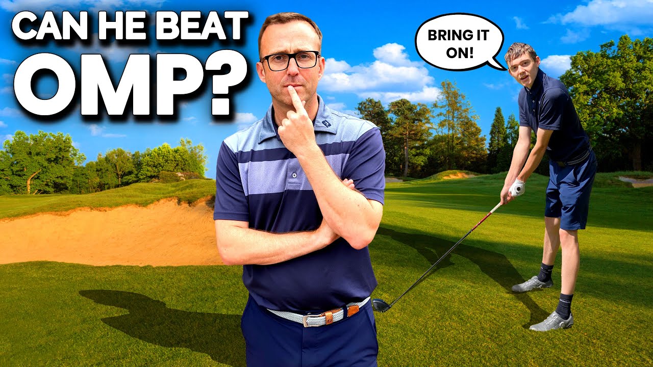 YOUNG GOLFER GETTING READY FOR HIS BIG CHALLENGE YOUNG GOLFER GETTING READY FOR HIS BIG CHALLENGE