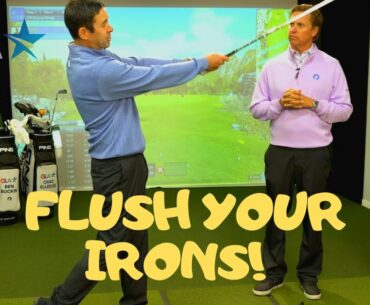 HIT YOUR IRONS PURE IN GOLF! STRIKE THE GOLF BALL SOLID WITH ONE MOTION