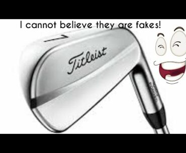 Putting the fake 620 MB irons from aliexpress to the test on the golf course!