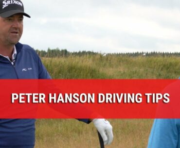 PETER HANSON DRIVING TIPS