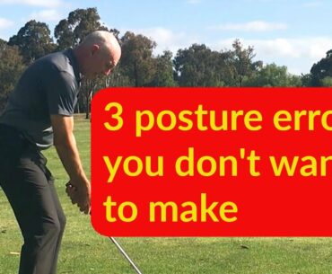 Three posture errors