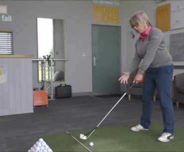 Stop opening your golf club face & keep it squarer for straighter golf shots