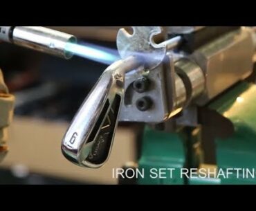 Golf Iron Set Reshafting Service