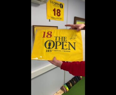 My personal collection of putters, covers and golf memorabilia from the Tour!