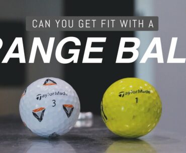 Can You Get Fit with a Range Ball? // Wedges, Irons & Driver Test vs. Premium Ball
