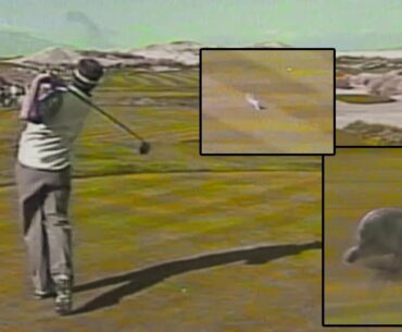 Fred Couples Almost Hits A Jackrabbit With Tee Shot