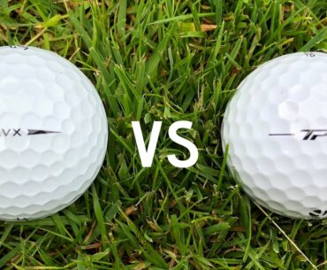 Titleist AVX vs Taylormade TP5  - Low Spin Golf Ball Face-Off !!!