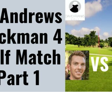Old Course at St. Andrews On The Trackman 4 Simulator- Virtual Match (Part 1)