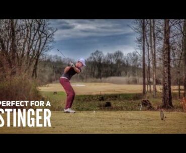 A Perfect Tee Shot To Hit A Stinger! | FIRST Time Playing This Golf Course On The Channel