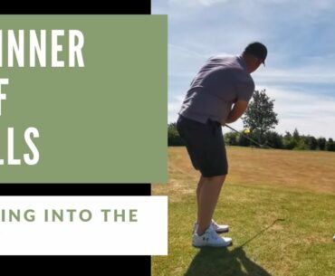 Beginner Golf Practise Drills from a 6 Handicapper - 5 Minute Chipping up a Slope
