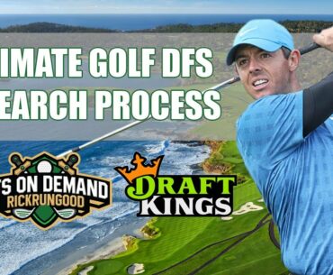 Ultimate PGA DFS Research Process | DraftKings Strategy 2020