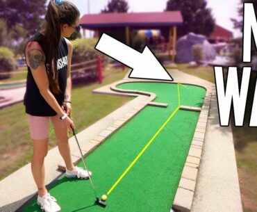 Taking On A Super Challenging Mini Golf Course! - Hole In One!