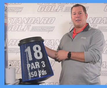 Products - Tee Box Litter Caddie Signage - Standard Golf Company