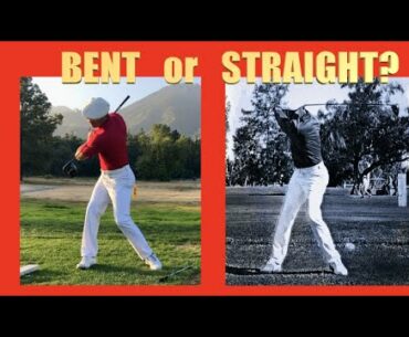Hogan Straight Leg Backswing