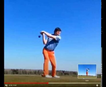 My golf swing analysis:  two terrible mistakes