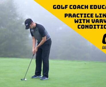How to practice golf like a pro video by 'Varying The Conditions' w/ Matthew Cooke