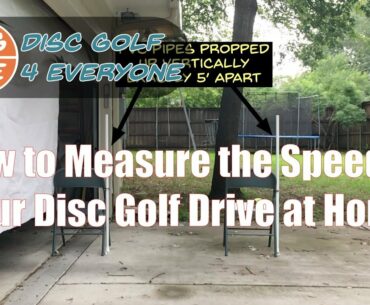 Measuring the Speed of Your Disc Golf Drive At Home