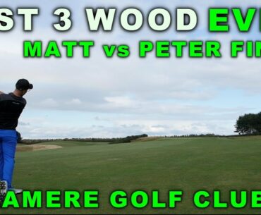 MATT FRYER vs PETER FINCH   BEST 3 WOOD EVER   DELAMERE GOLF CLUB