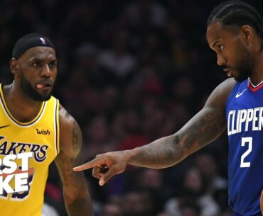 Max Kellerman and Kendrick Perkins debate LeBron vs. Kawhi | First Take