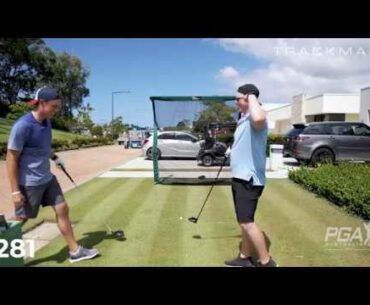 Anthony Quayle Longest Drive Competition on TrackMan