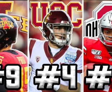 The 10 BEST QB's for the 2020 College Football Season