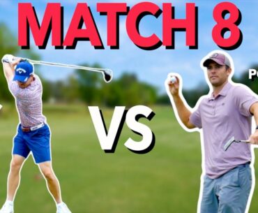Match 8. George vs Wesley. Pro vs PGA Tour Pro(9 Holes Stroke play) | Bryan Bros Golf
