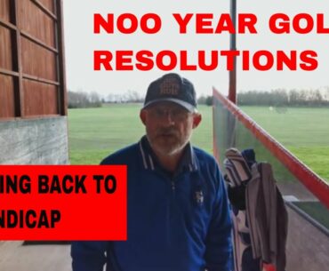 My Noo Year Golf Resolutions