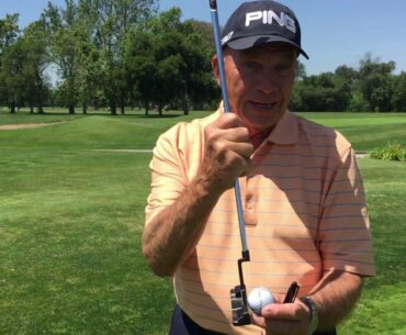 Golf Tip How to Mark Your Golf Ball to Ensure you are Setting up Square to your Target