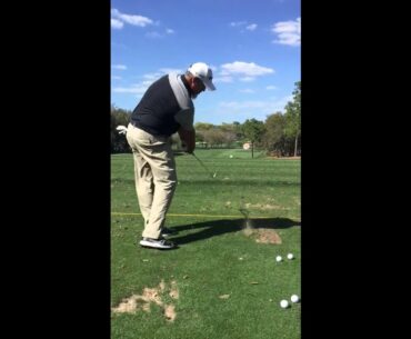 Boo Weekley  Golf Swing iron DTL
