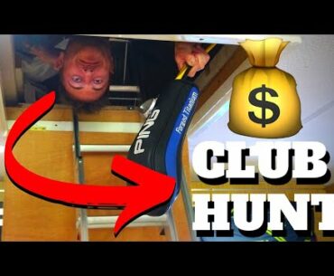 Hitting Golf Clubs found in a PRO SHOP ATTIC!!!