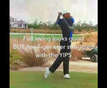Tiger Woods yips in Golf