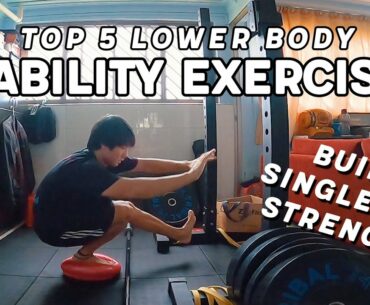 Best Lower Body Stability Exercises! (Develop Single Leg Strength and Control)