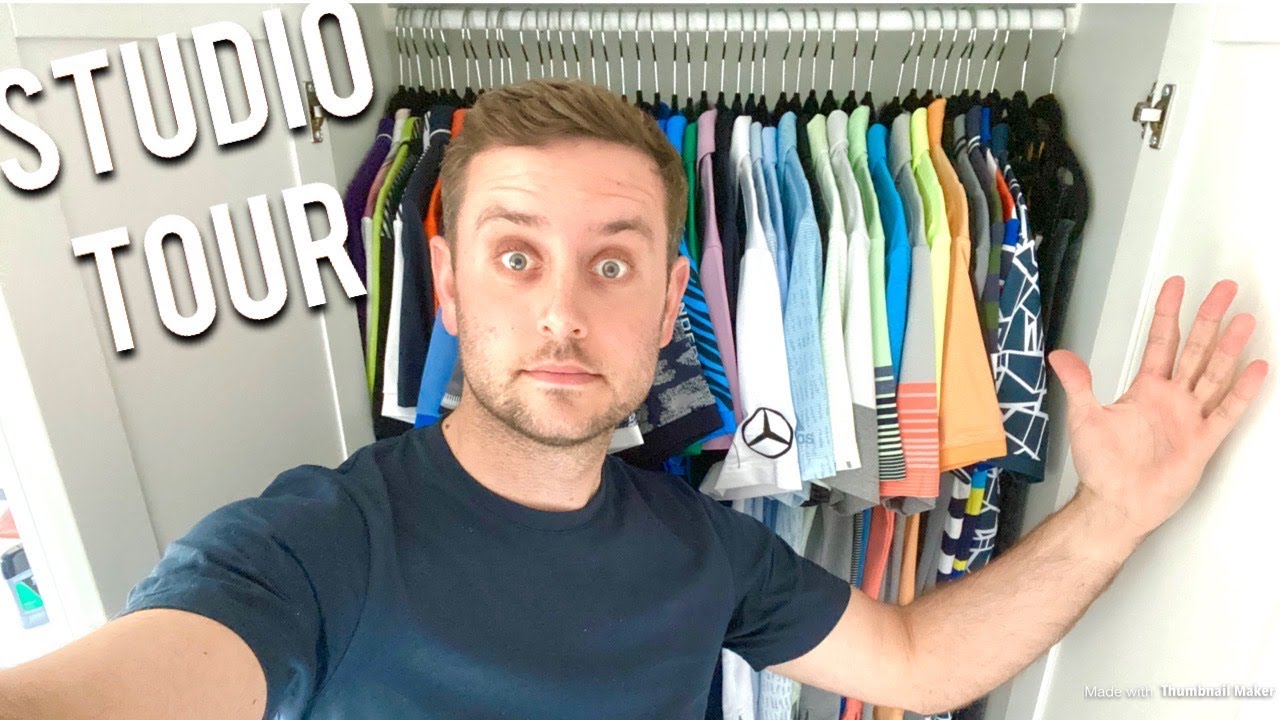 MY WARDROBE | STUDIO ROOM TOUR | Whats in my WARDROBE? The Golf Fashion Guy Edition MY WARDROBE | STUDIO ROOM TOUR | Whats in my WARDROBE? The Golf Fashion Guy Edition