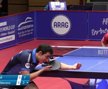 Timo Boll vs Hugo Calderano | German League 2020