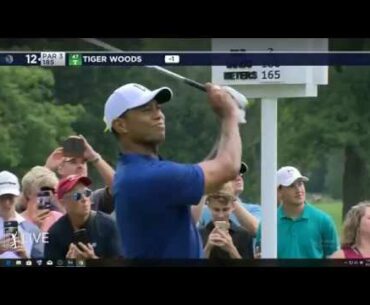 Tiger Woods Bridgestone 1st Round 2018 - shot by shot footage