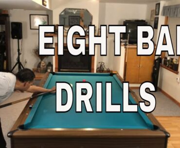 EIGHT BALL DRILLS - 4 DRILLS TO TAKE YOUR GAME FROM INTERMEDIATE TO ADVANCED (8 BALL POOL LESSONS)