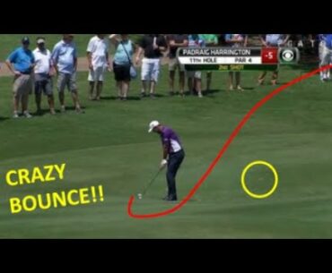 Padraig Harrington's Unlucky Bounce on No. 11!!