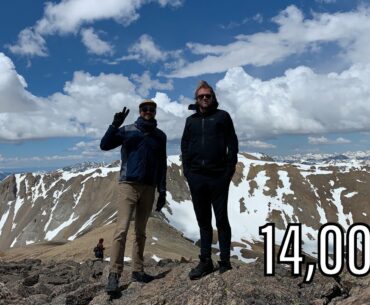 PLAYING DISC GOLF AFTER HIKING TO 14,000ft!?!?