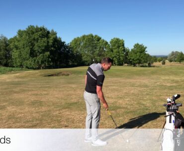 HOLD THE BALL ON THE GREEN WHEN THE CONDITIONS ARE FIRM