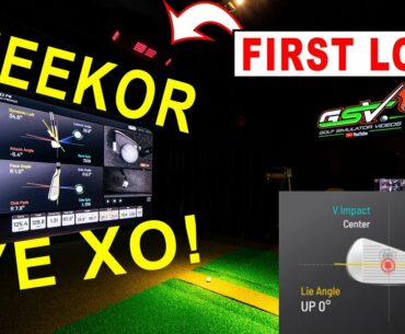 UNEEKOR EYE XO - FIRST LOOK!  Golf Simulator Install & Review