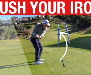 HIT YOUR IRONS LONGER AND BETTER! SIMPLE GOLF DRILL!