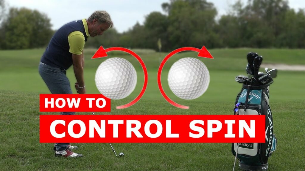 HOW TO CONTROL the SPIN of the GOLF BALL create backspin or topspin