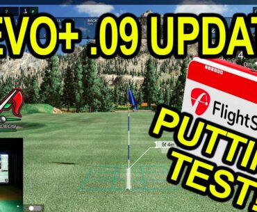 Flightscope Mevo+ Update - .09 Firmware OFFICIAL Release (PUTTING TEST)