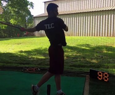 MLB Draft Prospect Michael Slaten Tee Work 5:18:20