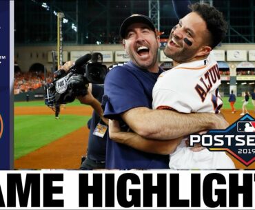 Jose Altuve's walk-off HR sends Astros to World Series in Game 6! | Yankees-Astros MLB Highlights