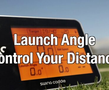 SC300 Launch Monitor: Angle  Control Your Distances (Launch Angle Function)